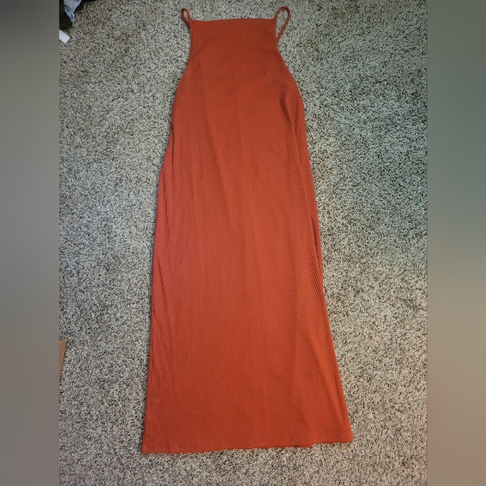 Old Navy Rust Midi Dress
